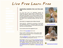Tablet Screenshot of livefreelearnfree.com
